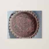 Koptische Schale, gemalte Terrakotta mit Puzzle (Horizontal)