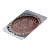 Koptische Tasse, bemalte Terrakotta mit Streifen, Magnet (Linke Seite)