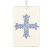 koptisches Kreuz Autolufterfrischer (Rückseite)