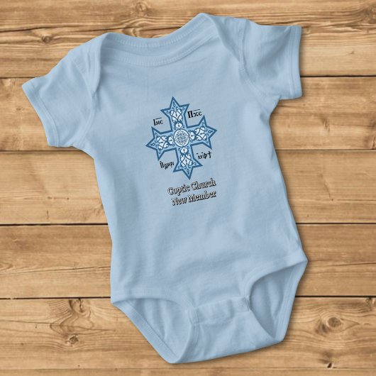 koptisches Kreuz Baby Strampler