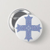 koptisches Kreuz Button (Vorne & Hinten)