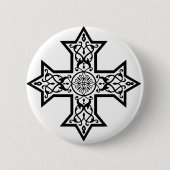 koptisches Kreuz Button (Vorderseite)