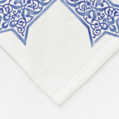 koptisches Kreuz Fleecedecke (Ecke)