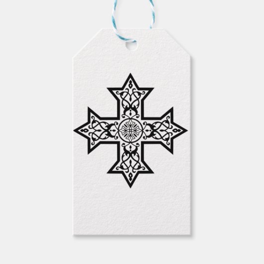 koptisches Kreuz Geschenkanhänger (Vorderseite)