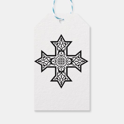 koptisches Kreuz Geschenkanhänger (Rückseite)