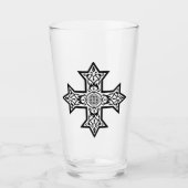koptisches Kreuz Glas (Vorderseite)