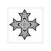 koptisches Kreuz Gummistempel (Prägung)
