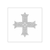 koptisches Kreuz Gummistempel (Prägung)