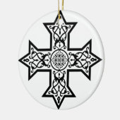 koptisches Kreuz Keramik Ornament (Links)