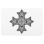 Koptisches Kreuz Klassisches religiöses Kunstzubeh Magnet (Horizontal)