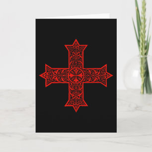 Koptisches Kreuz Koptisch-Orthodoxe Kirche Östlich Karte