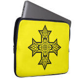 koptisches Kreuz Laptopschutzhülle (Vorne Rechts)