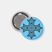 koptisches Kreuz Magnet (Vorderseite/Rückseite)