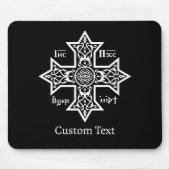 koptisches Kreuz Mousepad (Vorne)
