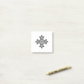 koptisches Kreuz Post-it Klebezettel (Auf Schreibtisch)