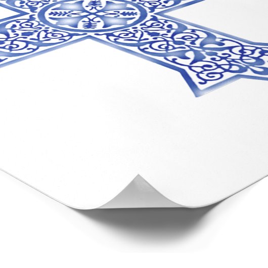 koptisches Kreuz Poster (Ecke)