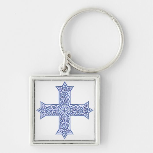 koptisches Kreuz Schlüsselanhänger (Vorne)
