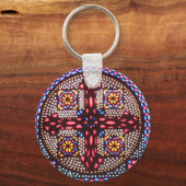 koptisches Kreuz Schlüsselanhänger (Vorderseite)