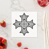 koptisches Kreuz Serviette (Beispiel)