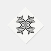 koptisches Kreuz Serviette (Ecke)