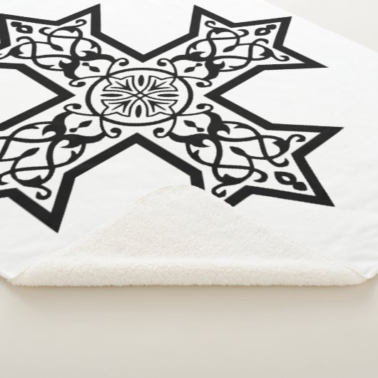 koptisches Kreuz Sherpadecke (3/4)