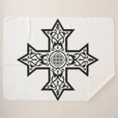 koptisches Kreuz Sherpadecke (Vorderseite (Horizontal))