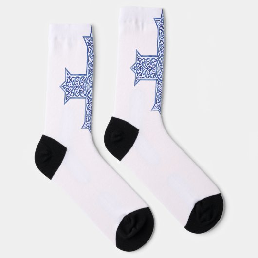 koptisches Kreuz Socken (Rechts)