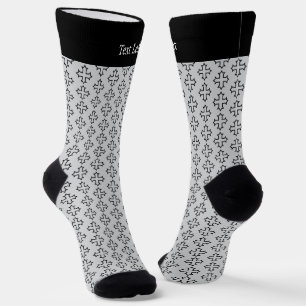 koptisches Muster für Kontur Socken
