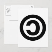 KOPYLEFT POSTKARTE (Vorne/Hinten)