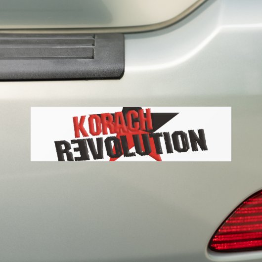Korach-Revolution Autoaufkleber (Auf Auto)