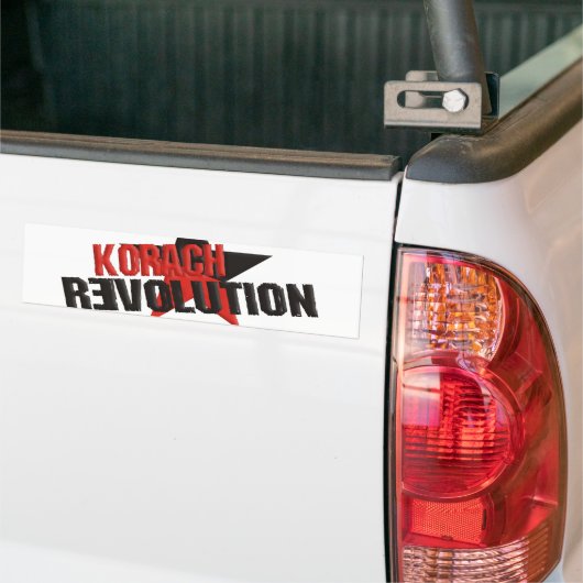 Korach-Revolution Autoaufkleber (Auf Lkw)
