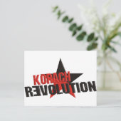 Korach-Revolution Postkarte (Stehend Vorderseite)