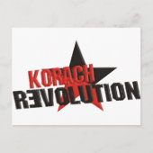 Korach-Revolution Postkarte (Vorderseite)