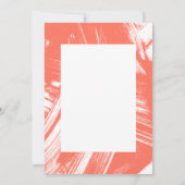 Koralle | Abstraktes Foto Abschluss Vielen Dank Dankeskarte (Rückseite)