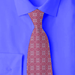 Koralle Arabesque Krawatte