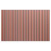 Koralle, Braun, Bisque & Black Muster Stoff (Fat Quarter (45,7 x 55,9 cm))