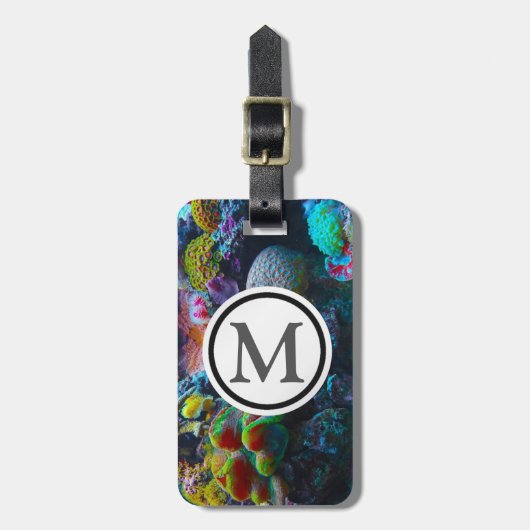 Koralle Gepäckanhänger (Vorderseite vertikal)