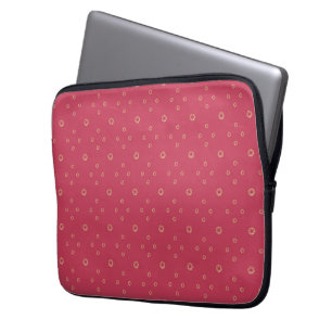 Koralle   Golden Zinnia Sun Laptopschutzhülle