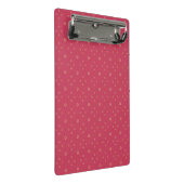 Koralle | Golden Zinnia Sun Mini Klemmbrett (Schrägansicht)