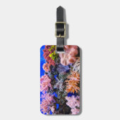 Koralle in einem Salzwasser-Aquarium Gepäckanhänger (Vorderseite vertikal)