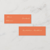 Koralle Mini Visitenkarte (Vorne/Hinten)