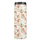 Koralle mit Monogramm des Muschel-u. Thermosbecher (Rückseite)