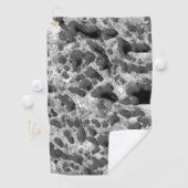 Koralle mit schwarz-weiß golfhandtuch (Insitu)