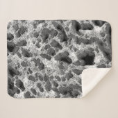 Koralle mit schwarz-weiß sherpadecke (Vorderseite (Horizontal))