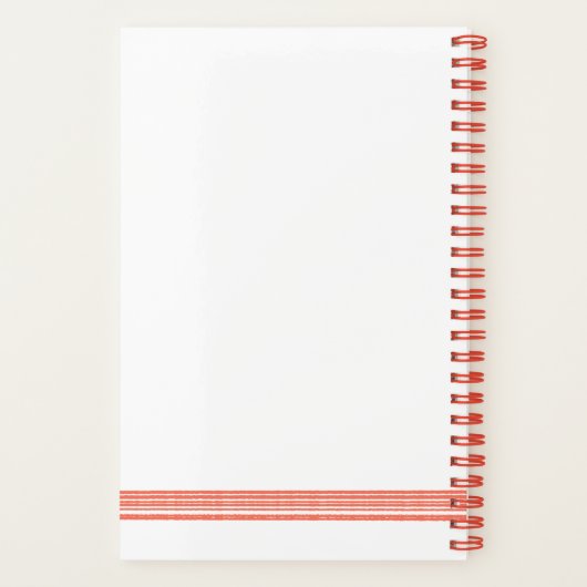 Koralle Notizblock (Rückseite)