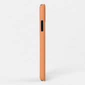 Koralle Orange Monogramm Handyhülle Case-Mate iPhone Hülle (Hinten/Rechts)