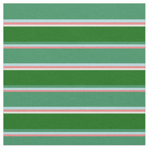 Koralle, Pulver blau, Sea Green, Dunkelgrün und We Stoff