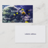 Koralle-Riff Visitenkarte (Vorne/Hinten)