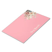 Koralle Schöne Frühling Blumenstrauß Notizblock (angewinkelt)