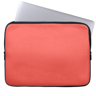 Koralle (Vollfarbe) Laptopschutzhülle